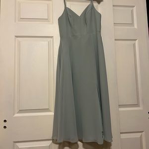 Azazie - Clarissa | Size: A4 | Sage Green | tea length